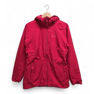 Jack Wolfskin Women’s Glaabach 3-in-1 Jacket Small Red NWT